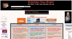 Desktop Screenshot of entertainyourbrain.com